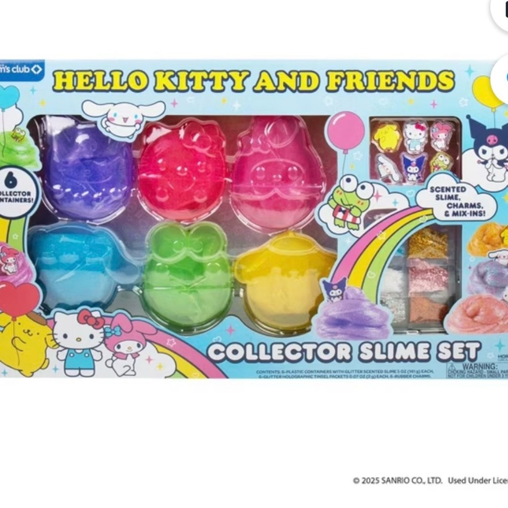 Hello Kitty and Squishmallow Slime Sets